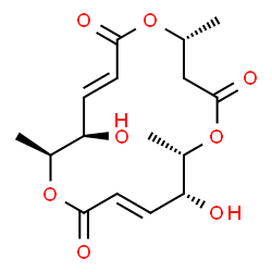 ChemSpider 2D Image | macrosphelide E | C16H22O8