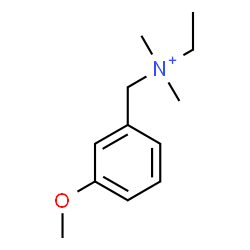 ChemSpider 2D Image | N-(3-Methoxybenzyl)-N,N-dimethylethanaminium | C12H20NO