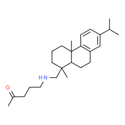 ChemSpider 2D Image | 5-(Abieta-8,11,13-trien-18-ylamino)-2-pentanone | C25H39NO