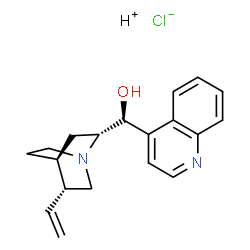ChemSpider 2D Image | CINCHONINE HYDROCHLORIDE | C19H23ClN2O