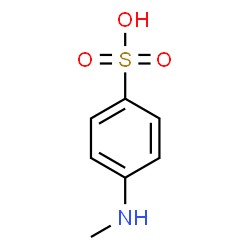 ChemSpider 2D Image | 4-(Methylamino)benzenesulfonic acid | C7H9NO3S