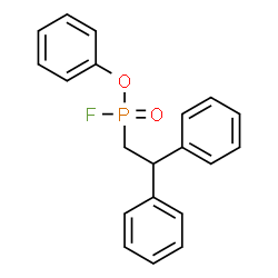 ChemSpider 2D Image | Phenyl (2,2-diphenylethyl)phosphonofluoridate | C20H18FO2P