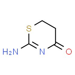 ChemSpider 2D Image | 2-Amino-5,6-dihydro-4H-1,3-thiazin-4-one | C4H6N2OS