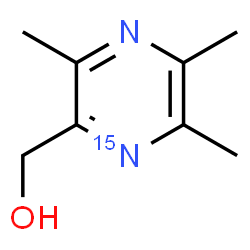 ChemSpider 2D Image | (3,5,6-trimethylpyrazin-2-yl)methanol | C8H12N15NO