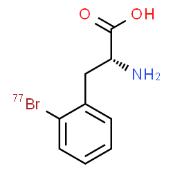 ChemSpider 2D Image | 2-(~77~Br)Bromo-D-phenylalanine | C9H1077BrNO2