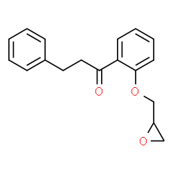 ChemSpider 2D Image | 2'-(Oxiranylmethoxy)-3-phenylpropiophenon | C18H18O3