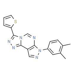 ChemSpider 2D Image | CSID:821072 | C18H14N6S