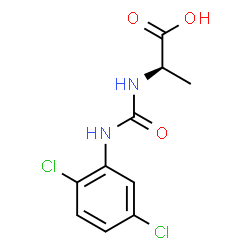 ChemSpider 2D Image | D-alanine, N-[[(2,5-dichlorophenyl)amino]carbonyl]- | C10H10Cl2N2O3