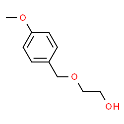 ChemSpider 2D Image | 2-((4-Methoxybenzyl)oxy)ethanol | C10H14O3