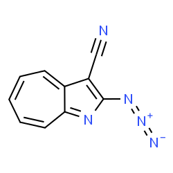 ChemSpider 2D Image | 2-Azidocyclohepta[b]pyrrole-3-carbonitrile | C10H5N5