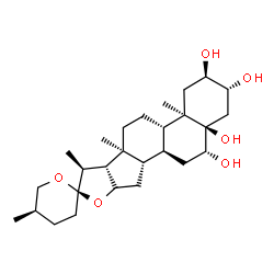 ChemSpider 2D Image | (2alpha,3beta,5alpha,6beta,16xi,25R)-Spirostan-2,3,5,6-tetrol | C27H44O6