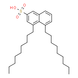 ChemSpider 2D Image | 4,5-Dinonyl-2-naphthalenesulfonic acid | C28H44O3S