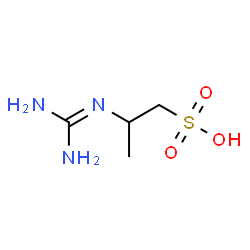 ChemSpider 2D Image | 2-[(Diaminomethylene)amino]-1-propanesulfonic acid | C4H11N3O3S