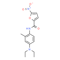 ChemSpider 2D Image | N-[4-(Diethylamino)-2-methylphenyl]-5-nitro-2-furamide | C16H19N3O4