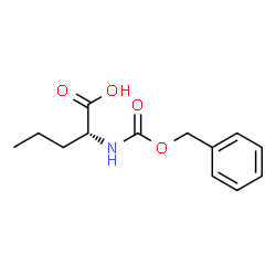 ChemSpider 2D Image | N-[(Benzyloxy)carbonyl]-D-norvaline | C13H17NO4