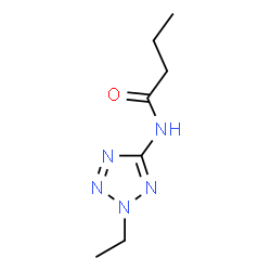 ChemSpider 2D Image | N-(2-Ethyl-2H-tetrazol-5-yl)butanamide | C7H13N5O