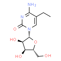 ChemSpider 2D Image | 5-Ethylcytidine | C11H17N3O5