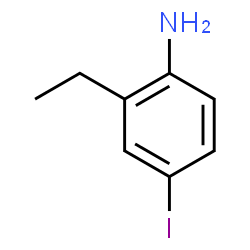 ChemSpider 2D Image | 2-Ethyl-4-iodoaniline | C8H10IN