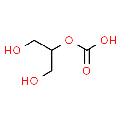 ChemSpider 2D Image | 1,3-Dihydroxy-2-propanyl hydrogen carbonate | C4H8O5