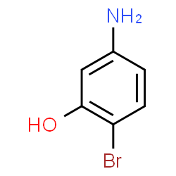 ChemSpider 2D Image | 5-Amino-2-bromophenol | C6H6BrNO