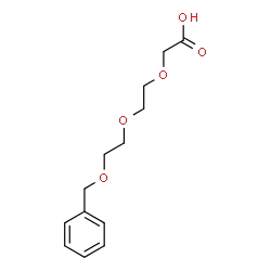ChemSpider 2D Image | {2-[2-(Benzyloxy)ethoxy]ethoxy}acetic acid | C13H18O5