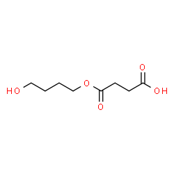 ChemSpider 2D Image | 1-(4-Hydroxybutyl) butanedioate | C8H14O5