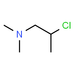 ChemSpider 2D Image | 2-chloropropyldimethylamine | C5H12ClN