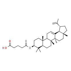 ChemSpider 2D Image | 5-[(3beta,9xi)-Lupa-12,20(29)-dien-3-yloxy]-5-oxopentanoic acid | C35H54O4