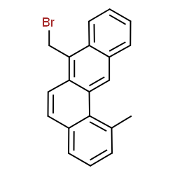 ChemSpider 2D Image | 7-(Bromomethyl)-1-methyltetraphene | C20H15Br