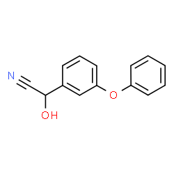 ChemSpider 2D Image | (3-phenoxyphenyl)glycolonitrile | C14H11NO2