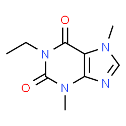 ChemSpider 2D Image | 1-Ethyltheobromine | C9H12N4O2