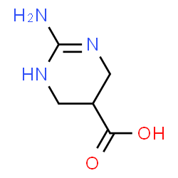 ChemSpider 2D Image | 2-Amino-1,4,5,6-tetrahydro-5-pyrimidinecarboxylic acid | C5H9N3O2