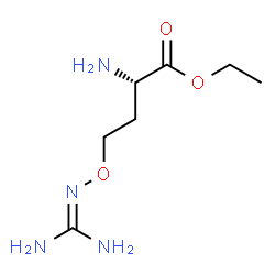 ChemSpider 2D Image | Ethyl O-[(diaminomethylene)amino]-L-homoserinate | C7H16N4O3