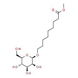 ChemSpider 2D Image | Methyl 9-(beta-D-mannopyranosyloxy)nonanoate | C16H30O8