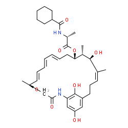 ChemSpider 2D Image | Ansatrienin B | C36H50N2O8