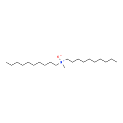 ChemSpider 2D Image | didecylmethylamine oxide | C21H45NO