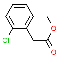 ChemSpider 2D Image | Methyl 2-chlorophenylacetate | C9H9ClO2