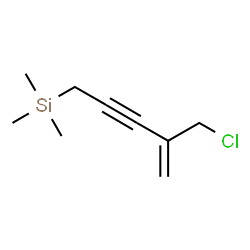ChemSpider 2D Image | [4-(Chloromethyl)-4-penten-2-yn-1-yl](trimethyl)silane | C9H15ClSi