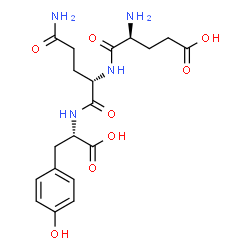 ChemSpider 2D Image | L-alpha-Glutamyl-L-glutaminyl-L-tyrosine | C19H26N4O8