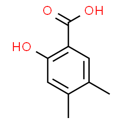 ChemSpider 2D Image | 4,5-dimethylsalicylic acid | C9H10O3