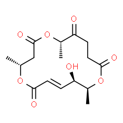 ChemSpider 2D Image | macrosphelide L | C16H22O8