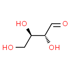 ChemSpider 2D Image | D-(−)-Erythrose | C4H8O4