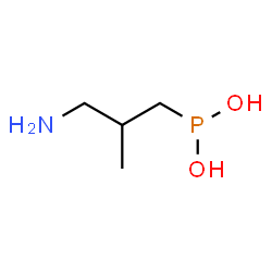 ChemSpider 2D Image | (3-amino-2-methyl-propyl)phosphonous acid | C4H12NO2P
