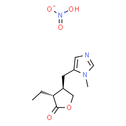 ChemSpider 2D Image | ISOPILOCARPINE NITRATE | C11H17N3O5