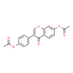 ChemSpider 2D Image | Daidzein diacetate | C19H14O6