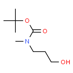 ChemSpider 2D Image | tert-butyl N-(3-hydroxypropyl)-N-methylcarbamate | C9H19NO3