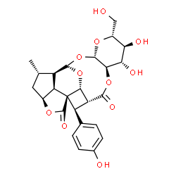 ChemSpider 2D Image | (−)-Littoralisone | C25H28O11