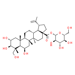 ChemSpider 2D Image | Quadranoside II | C36H58O11