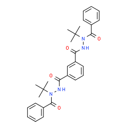 ChemSpider 2D Image | N'~1~,N'~3~-Dibenzoyl-N'~1~,N'~3~-bis(2-methyl-2-propanyl)isophthalohydrazide | C30H34N4O4