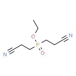 ChemSpider 2D Image | Ethyl bis(2-cyanoethyl)phosphinate | C8H13N2O2P